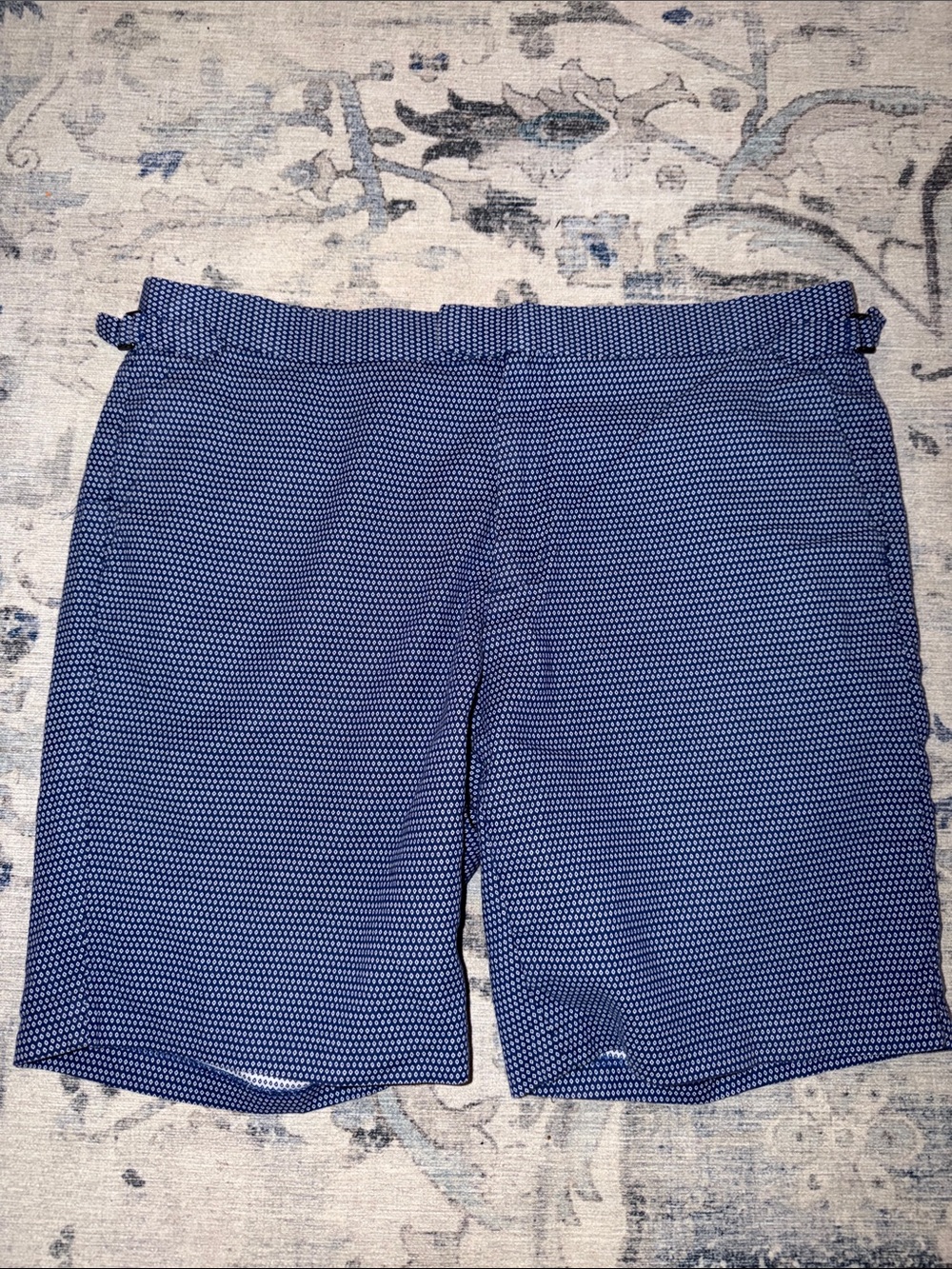 H&M Navy Micro Dot Dress Shorts